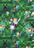 Teplákovina   Minecraft na zelené neon