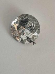 Knoflík stříbrný    21 mm